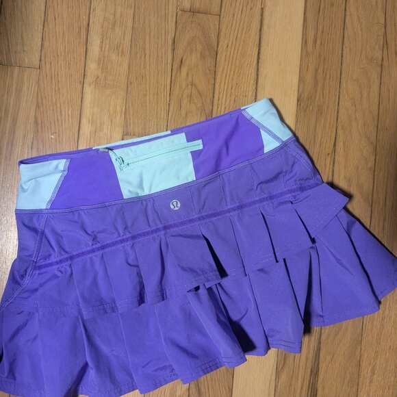 Lululemon Pacesetter Skirt Aqua Purple - Picture 2 of 3